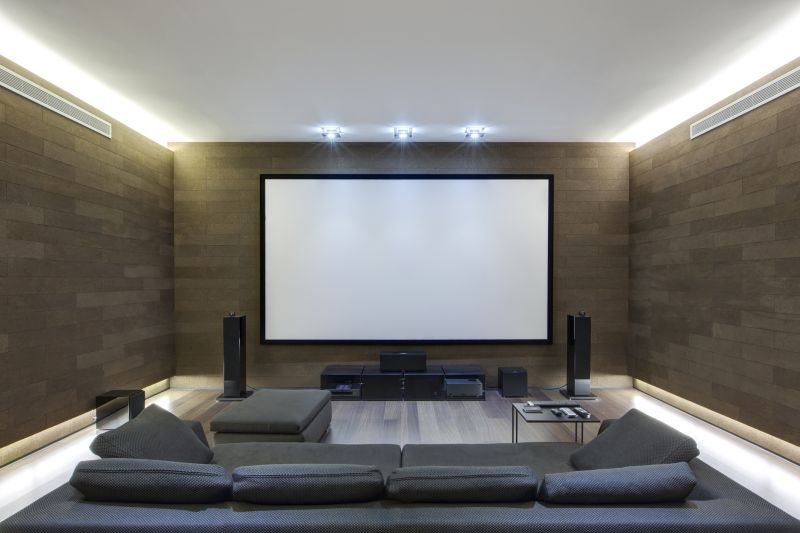 Modern Home Theater Room